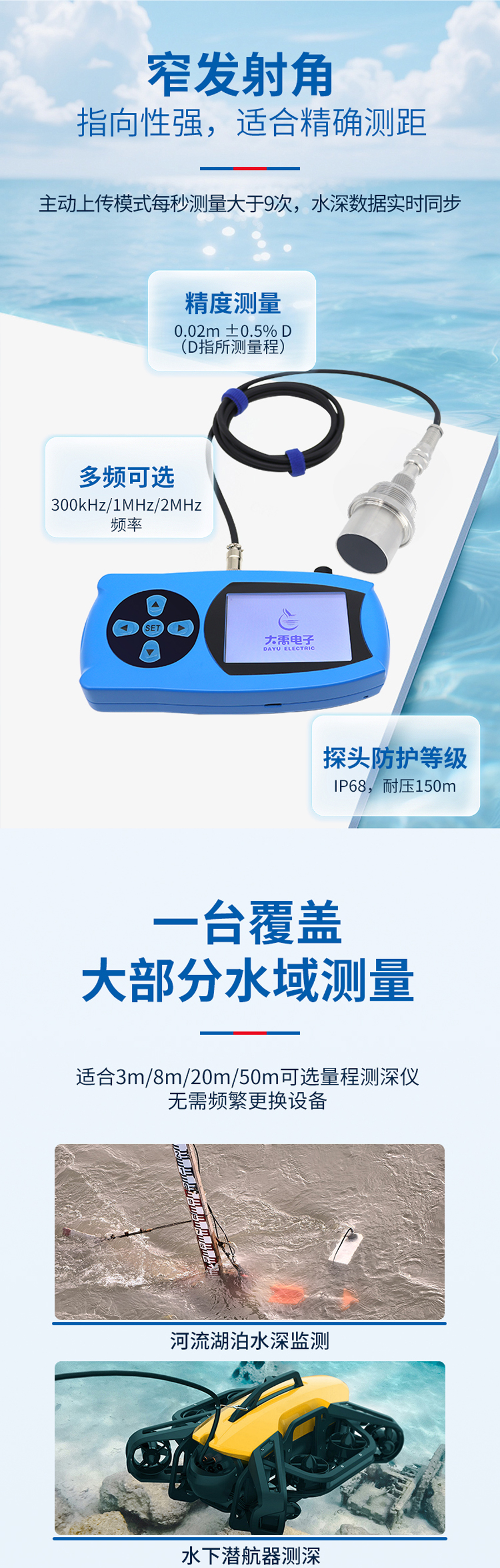 178589950942483.jpg Handheld Depth Sounder S20-Pro+M36 Underwater Depth Sounding Instrument (304 Stainless Steel Housing)_03.jpg