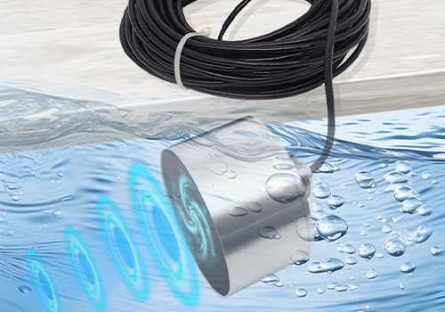 Transducer for Ultrasonic Transit-Time River Flowmeter