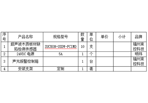 Ultrasonic Wood Panel Defect Detection Sensor